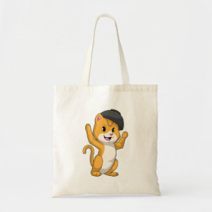 Bolsa Tote Gato com Ramen Bowl