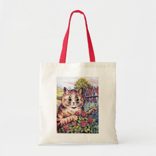 Bolsa Tote Gato com rosas, Louis Wain
