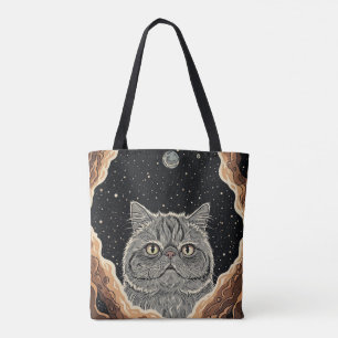 Bolsa Tote Gato Cósmico