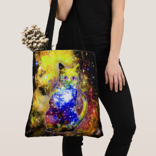Bolsa Tote Gato Cósmico Beta