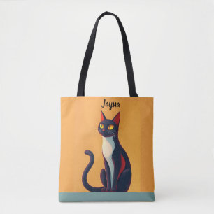 Bolsa Tote Gato Curioso