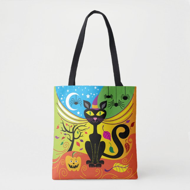 Bolsa Tote Gato da Brisa Assustadora (Frente)