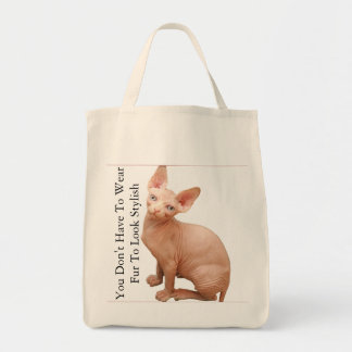 Bolsa Tote Gato da esfinge
