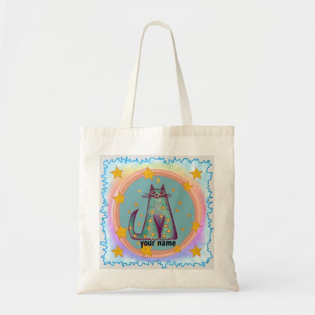 Bolsa Tote Gato da Fronteira  (Frente)
