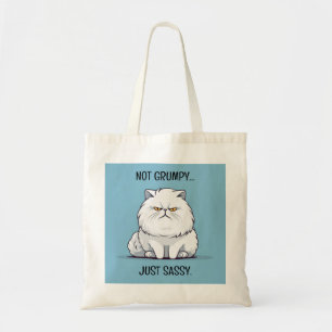 Bolsa Tote Gato De Cartoon Gordo Engraçado Não Engraçado Apen