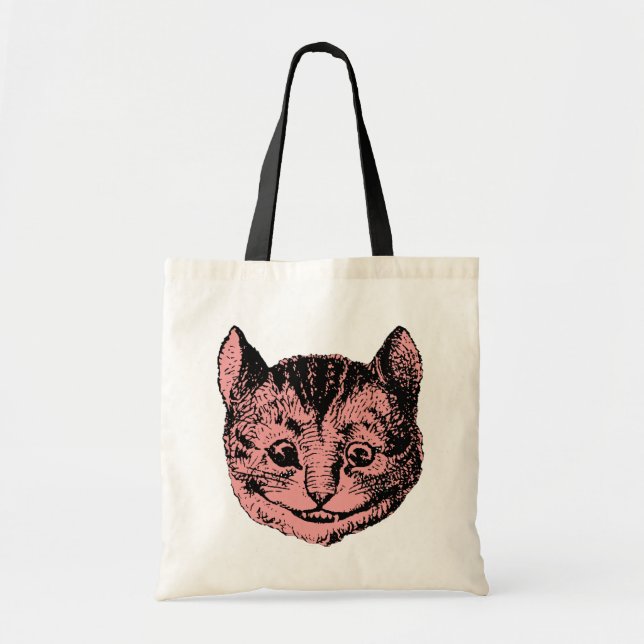 Bolsa Tote Gato de Cheshire - Alice no País das Maravilhas (Frente)