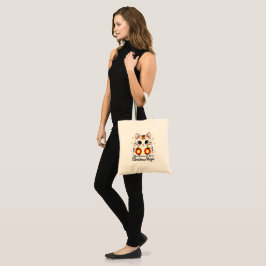 Bolsa Tote Gato de Desenho Animado Elegante - Ano Novo Lunar