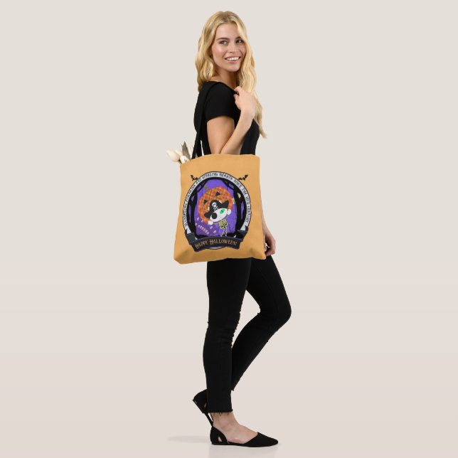 Bolsa Tote Gato de esqueleto pirata (No(a) Modelo)