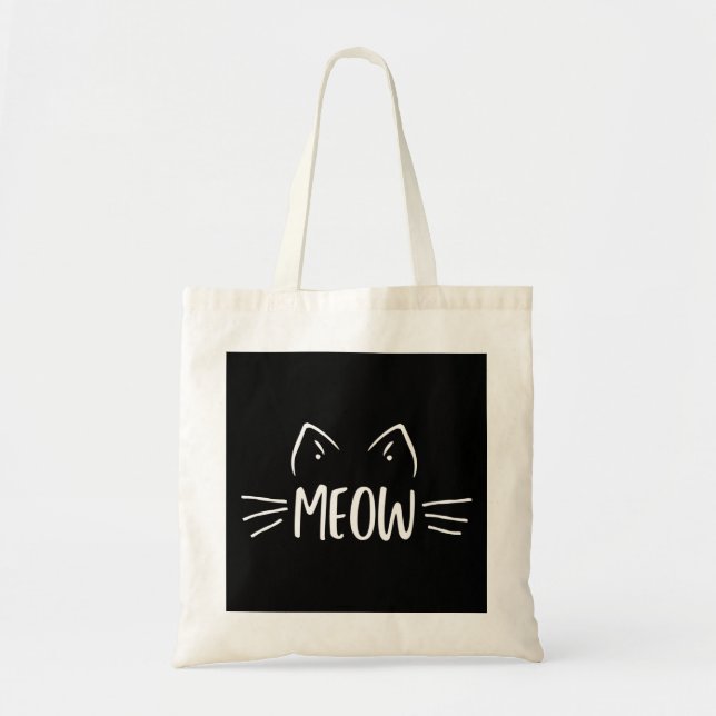 Bolsa Tote Gato de Miau (Frente)