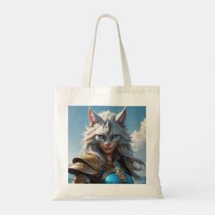 Bolsa Tote Gato de Olhos Azuis Molhados