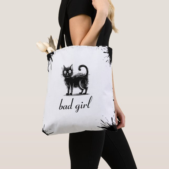 Bolsa Tote Gato de rabo (Close Up)