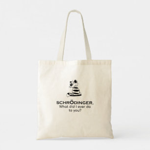 Bolsa Tote Gato de Schrodinger Ciência Fofa Filosofia