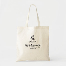 Bolsa Tote Gato de Schrodinger Ciência Fofa Filosofia