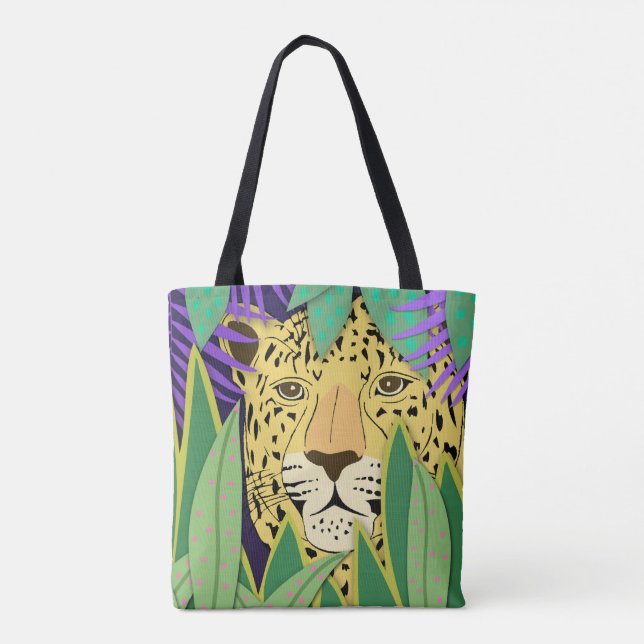 Bolsa Tote Gato de selva (Verso)