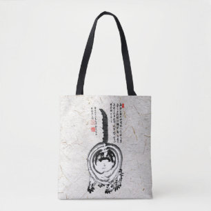 Bolsa Tote Gato De Tabby Japonês Com Brisas Chonky