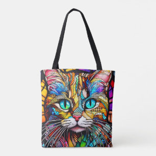 Bolsa Tote Gato de Vidro Múltiplo Colisor 710