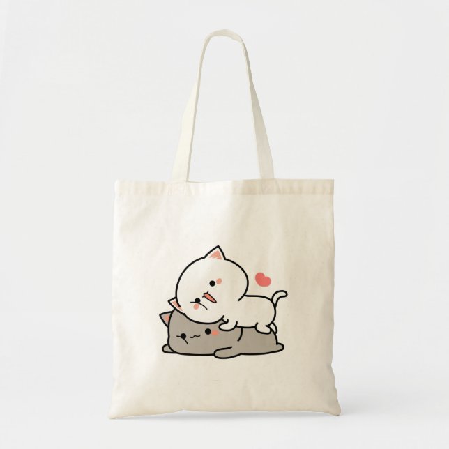 Bolsa Tote gato-do-gato (Frente)