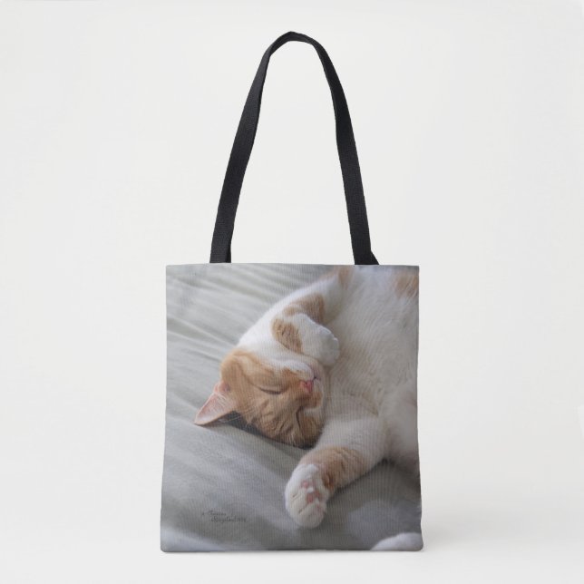 Bolsa Tote Gato Dormindo (Frente)