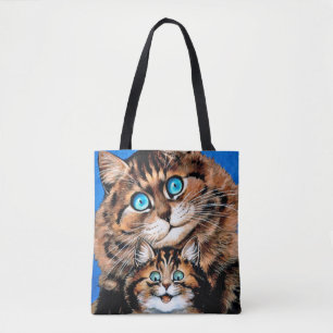 Bolsa Tote Gato e Gatinho Engraçado, Louis Wain