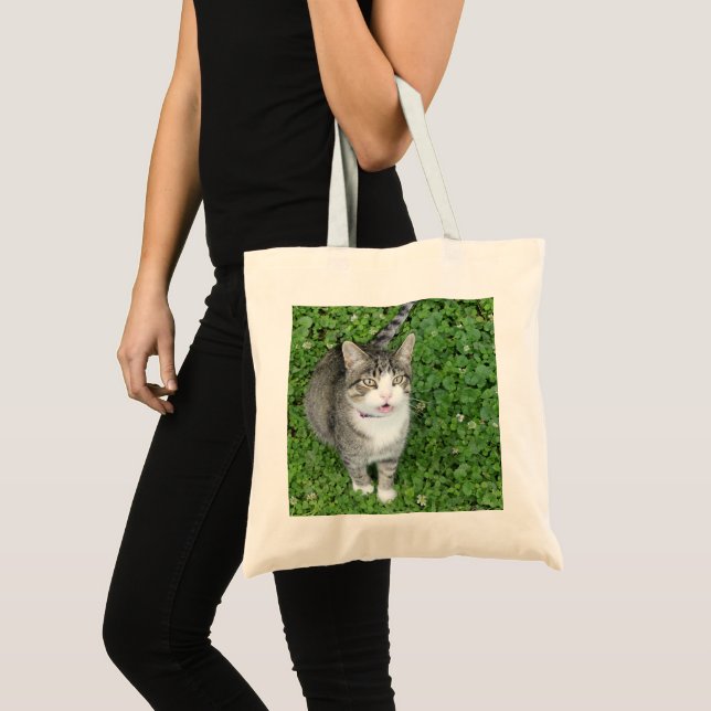 Bolsa Tote Gato em Clover (Frente (produto))