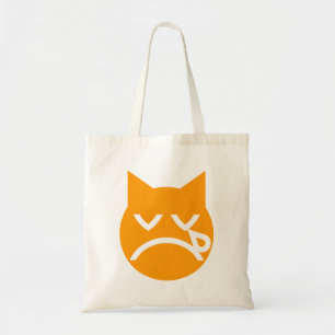 Bolsa Tote Gato Emoji Chorando