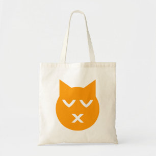 Bolsa Tote Gato Emoji De Olhos Fechados