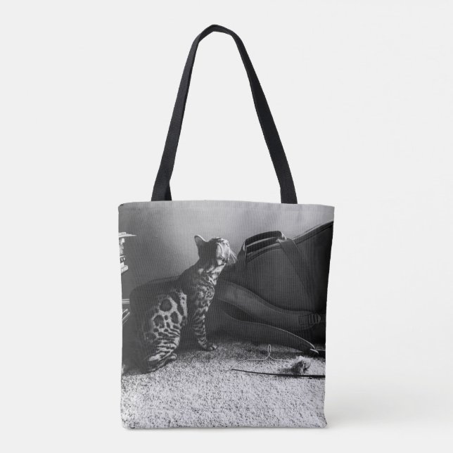 Bolsa Tote Gato encontra guitarra (Verso)