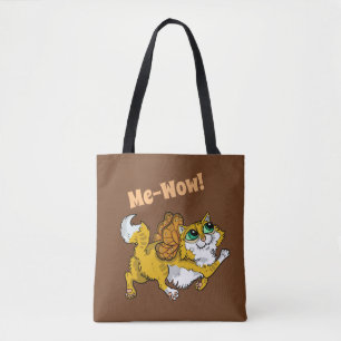 Bolsa Tote Gato Fada Me-Uau!