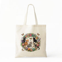 Gato Floral Adorável