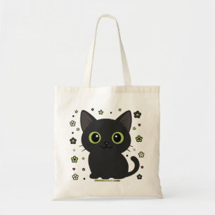 Bolsa Tote Gato Floral Rui Radiante