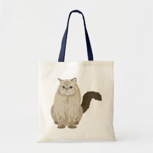 Bolsa Tote Gato Fluffy adorável