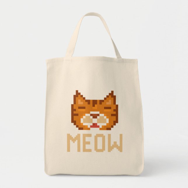 Bolsa Tote gato fofo (Frente)