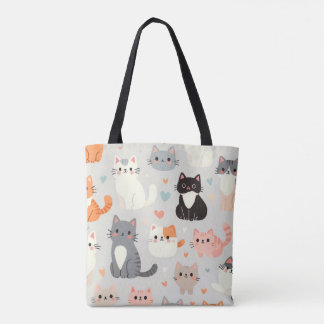 Bolsa Tote gato fofo