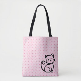 Bolsa Tote Gato Fofo Simples