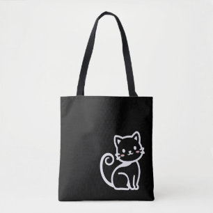 Bolsa Tote Gato Fofo Simples