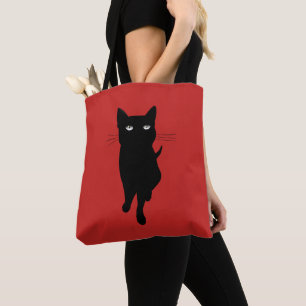 Bolsa Tote Gato gótico gatinho preto
