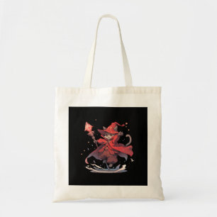 Bolsa Tote Gato Herói Mago Vermelho Fofo