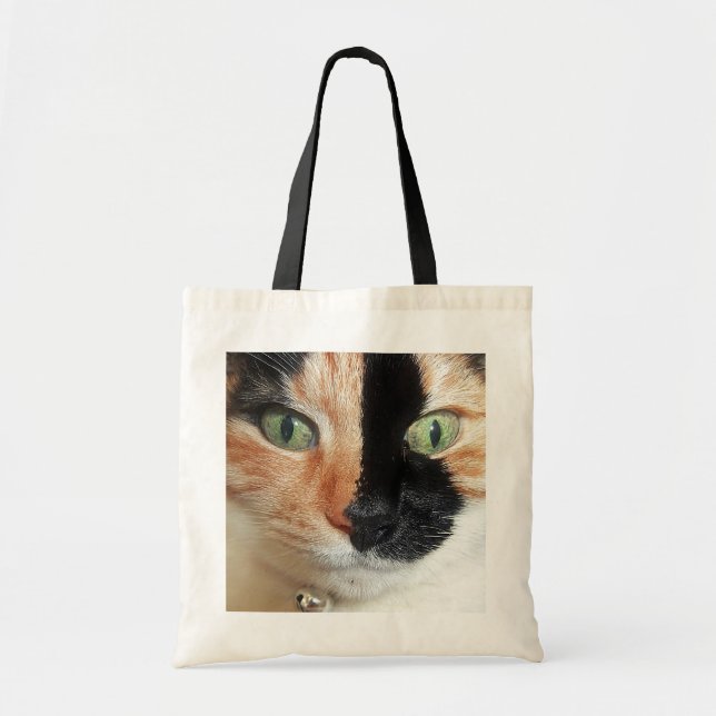 Bolsa Tote Gato impressionante da concha de tartaruga com os (Frente)
