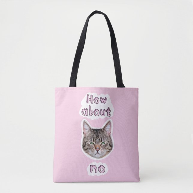 Bolsa Tote Gato irritado (Frente)
