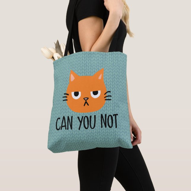 Bolsa Tote Gato irritado não pode ser engraçado? (Close Up)
