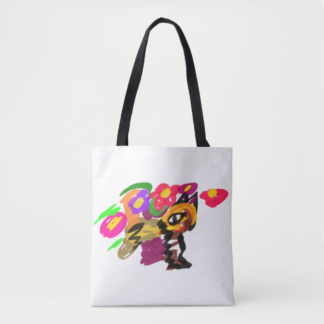 Bolsa Tote Gato Laranja Recupere-se  (Frente)