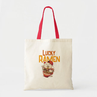 Bolsa Tote Gato Lucky Ramen