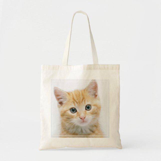Bolsa Tote Gato malhado da laranja doce (Frente)