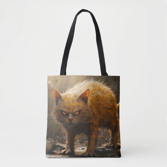 Bolsa Tote Gato monstro  (Frente)