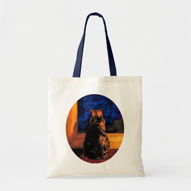 Bolsa Tote Gato na janela (Frente)