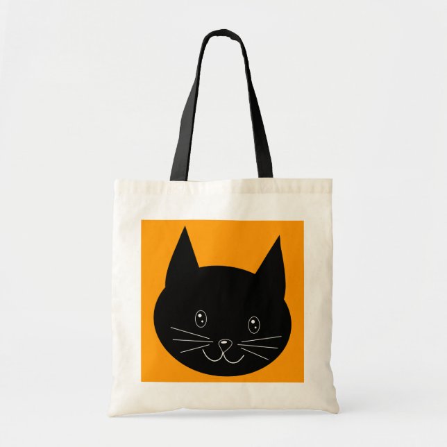 Bolsa Tote Gato Negro (Frente)