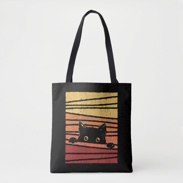 Bolsa Tote Gato Negro (Frente)