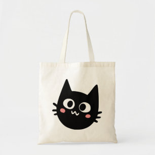 Bolsa Tote Gato Negro Engraçado