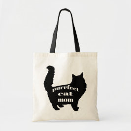 Bolsa Tote Gato Negro Moderno e Bonito Mãe