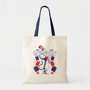 Bolsa Tote Gato no Chapéu   Leitura de livros
